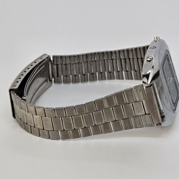 VTG 35MM Delphi Digital Men's Watch Gray Band 7"‎ New Battery LIGHT NOT WORKING - Picture 9 of 13